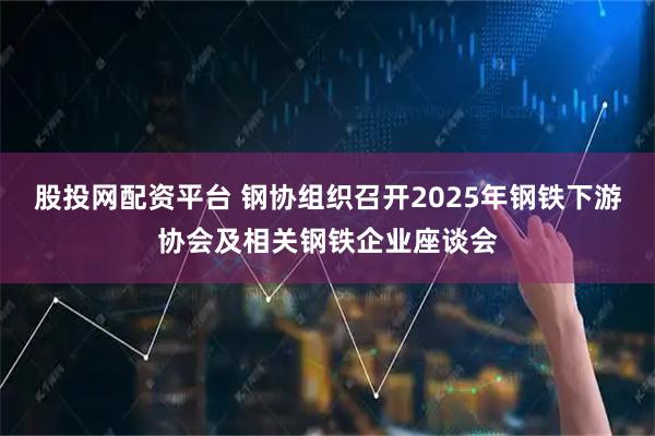 股投网配资平台 钢协组织召开2025年钢铁下游协会及相关钢铁企业座谈会