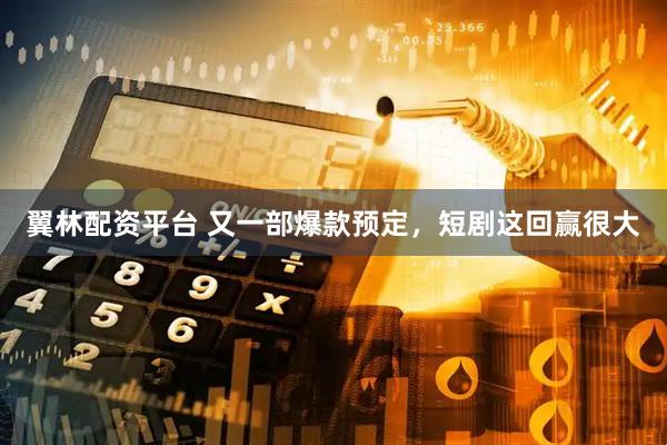 翼林配资平台 又一部爆款预定，短剧这回赢很大