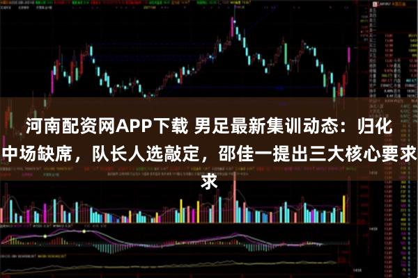 河南配资网APP下载 男足最新集训动态：归化中场缺席，队长人选敲定，邵佳一提出三大核心要求
