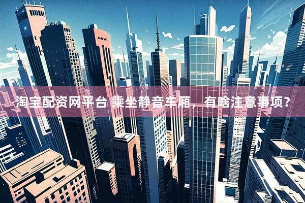 淘宝配资网平台 乘坐静音车厢，有啥注意事项？